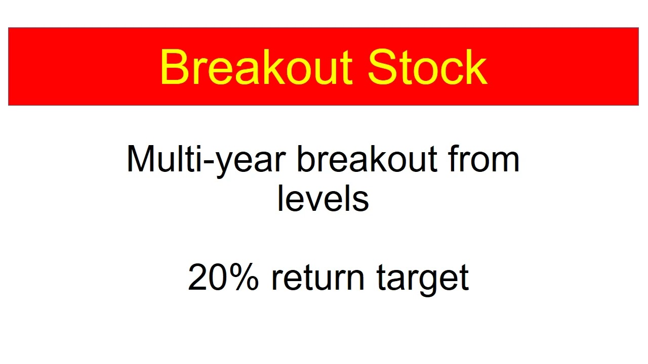 Multi year Breakout stock after long consolidation