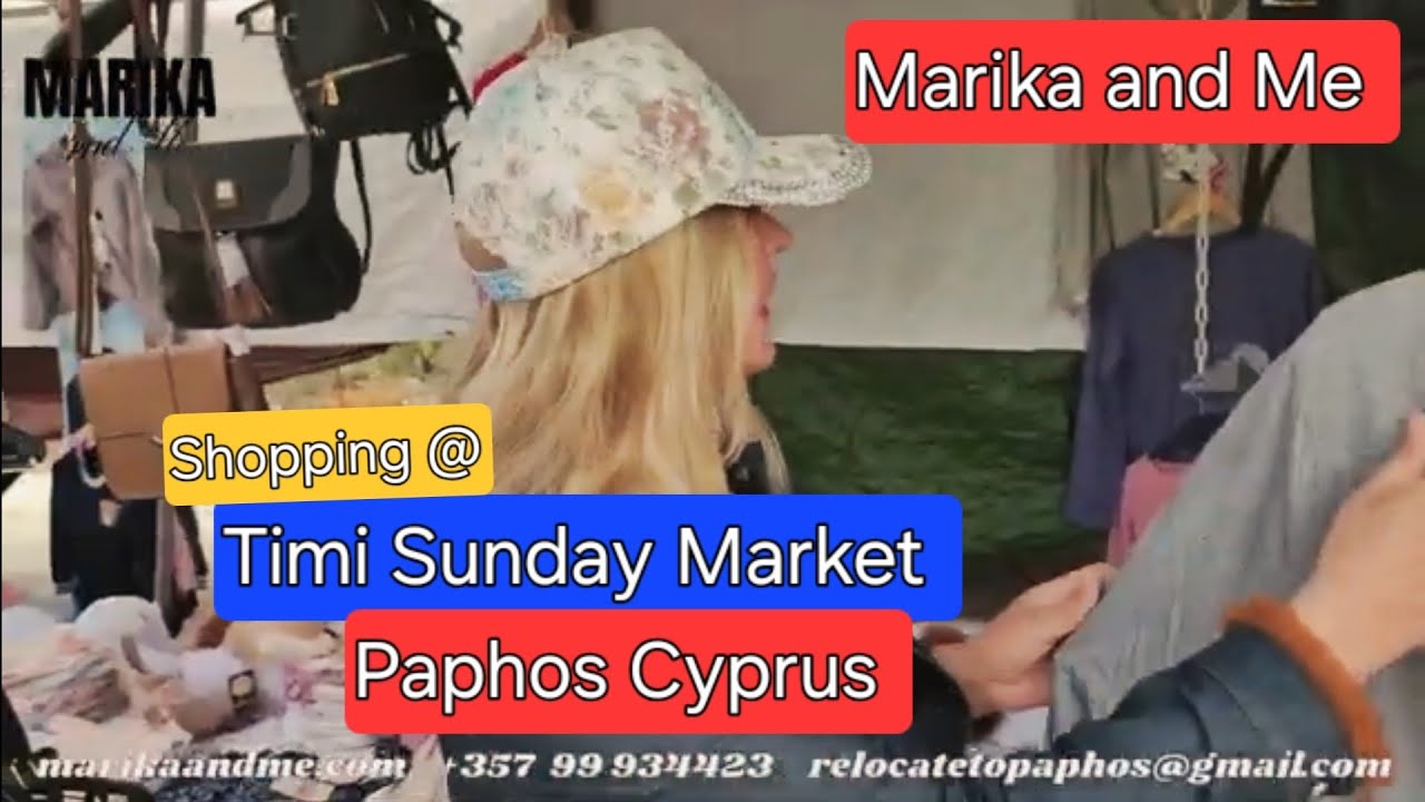 We visit the Timi market Paphos Cyprus
