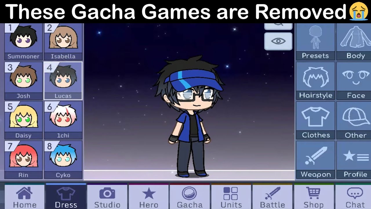 Топ-5 Gacha-игр, которые были удалены: 😨😞