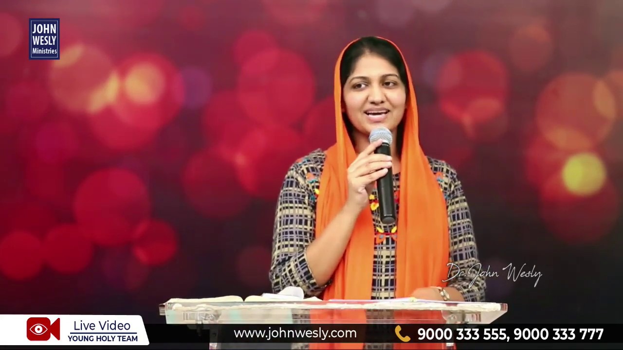 Why God blesses us? || ENGLISH WORSHIP LIVE  16-06-2019 || Sis.Blessie Wesly