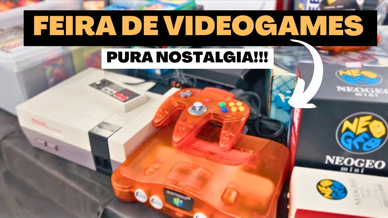 3&ordf; SUPER GAME SHOW COLLECTION-FEIRA de RETRO GAMES INCR&Iacute;VEL! NOSTALGIA nesta FEIRA DE VIDEOGAMES.