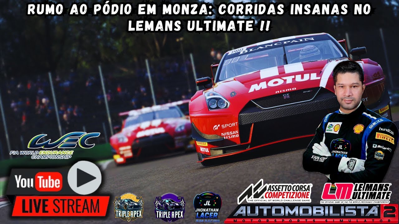 RUMO AO PÓDIO EM MONZA: CORRIDAS INSANAS NO LEMANS ULTIMATE !!