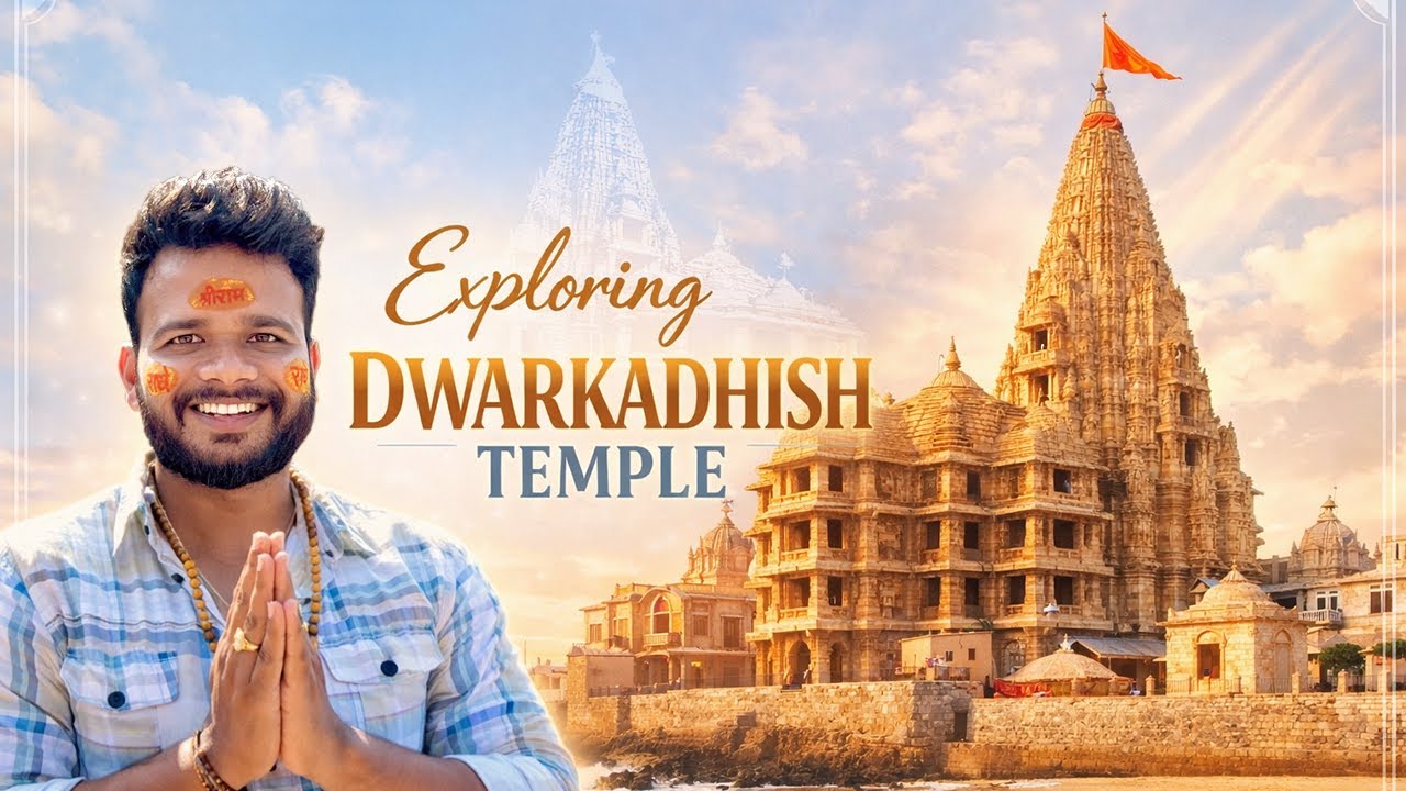 5000 साल पुराना मंदिर🛕| Dwarkadhish Temple Gujrat | Char Dham | Navin Panchal Vlogs #dwarka