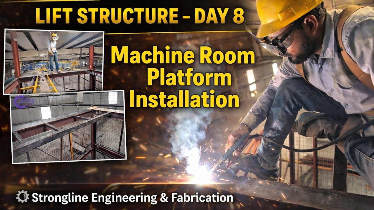 Lift Structure Day 8 | Machine Room Platform Work