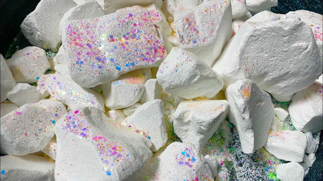 Crunchy Chalk Chunks ft. Peach Fuzz Glitter