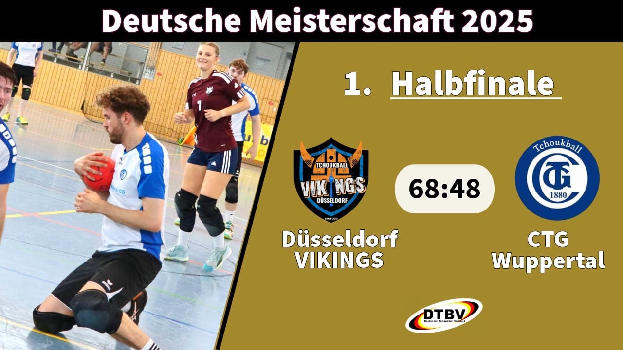 Deutsche Meisterschaft 2025 – Düsseldorf VIKINGS vs. CTG Wuppertal – 3rd matchday – semi final