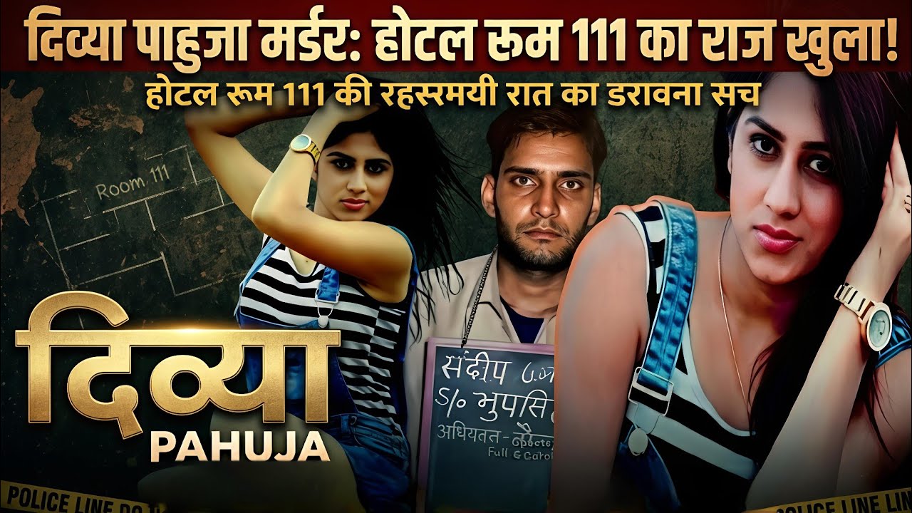 दिव्या Pahuja Case ||रूम नंबर १११ की दर्दनाक कहानी|| Crime Stories in Hindi || Ansune Crime 🫆