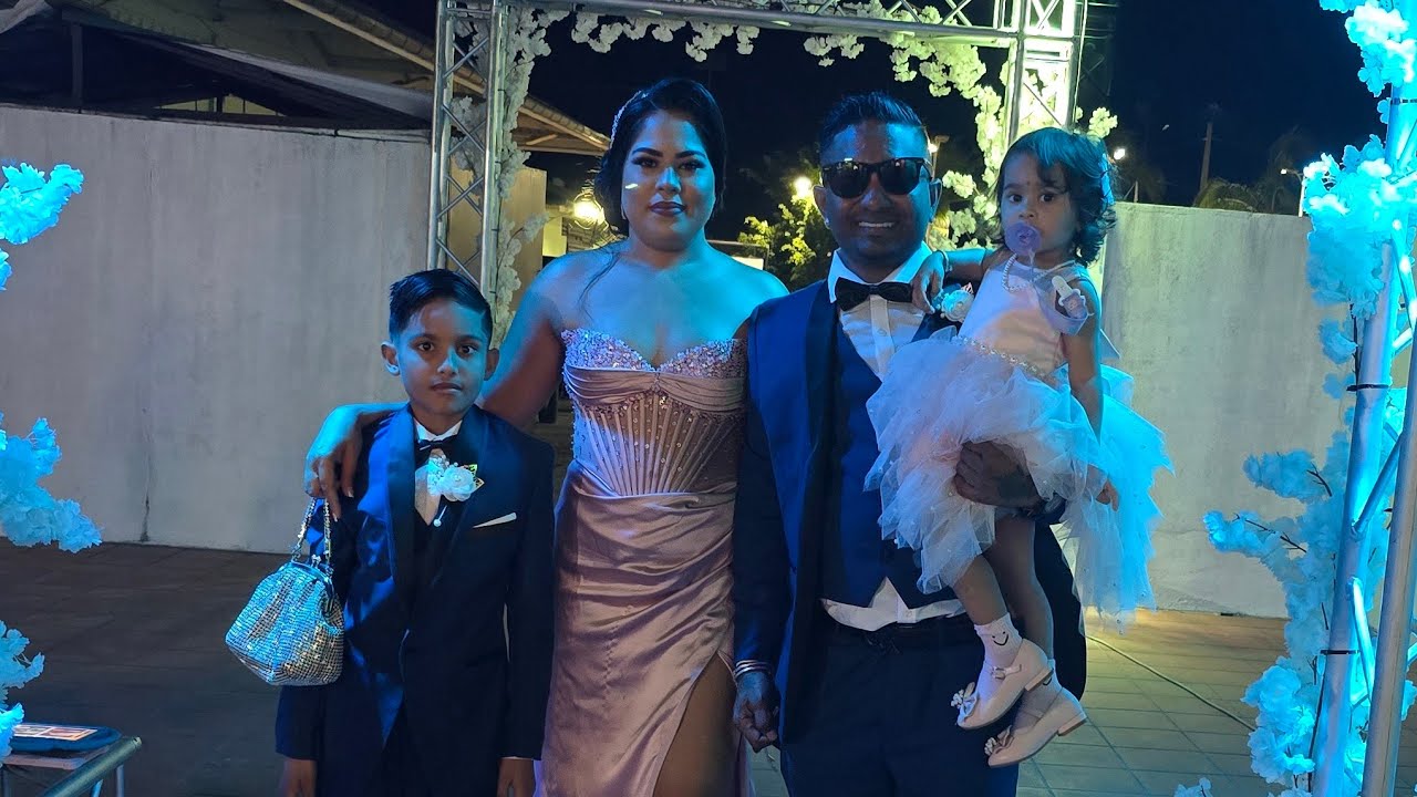 WR REAZ AND CLARISSA POOLSIDE WEDDING RECEPTION... SUMMARY..