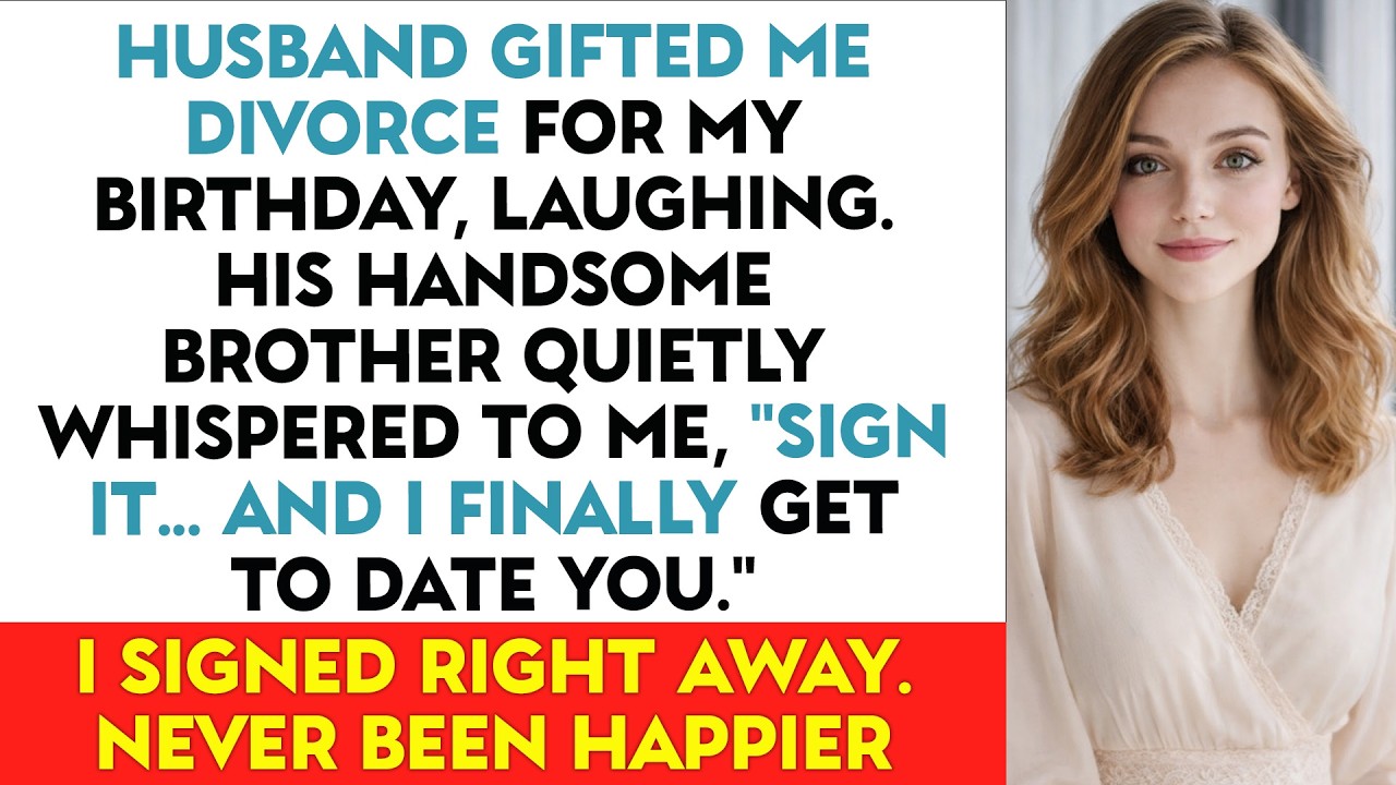 Husband Gifted Me Divorce For My Birthday, Laughing. His Handsome Brother Quietly Whispered To Me