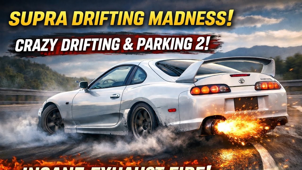 Car parking 2.#CarParkingMultiplayer#CarParking2#SupraMK4#SupraDrift#ExhaustFlame#FireFromSilencer#1