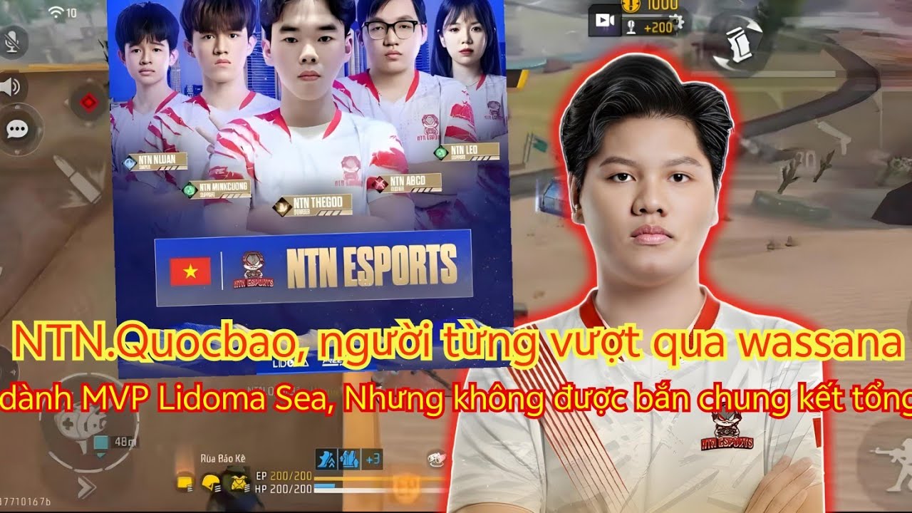 NTN.Quocbao, người từng vượt qua wassna để dành MVP lidoma sea, Nhưng không được bắn chung kết tổng?