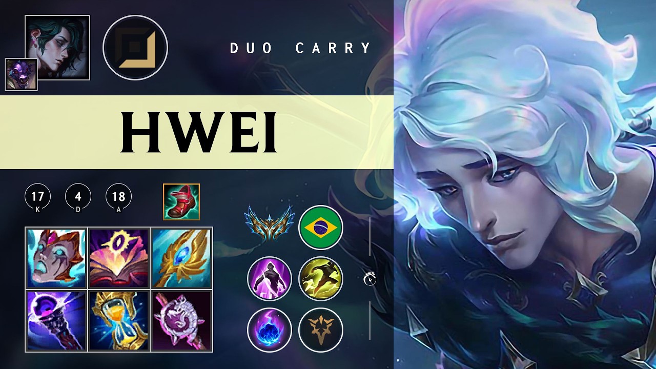 Hwei Carry vs Anivia - BR Challenger Patch 26.03
