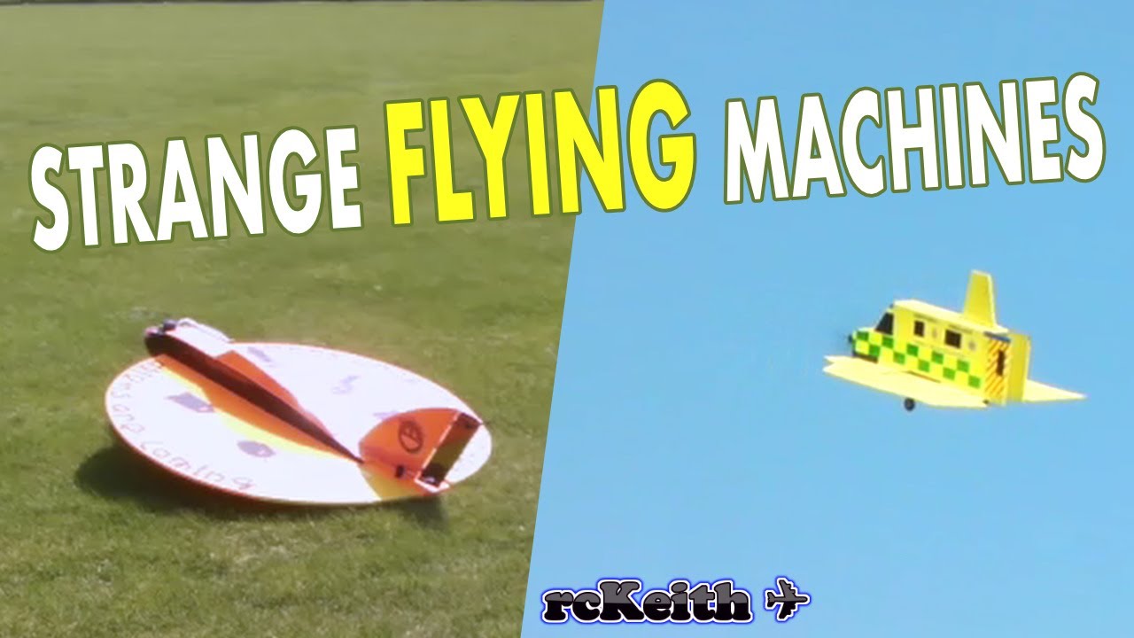 Strange and Wierd Flying Machines - Saucers and Ambulances