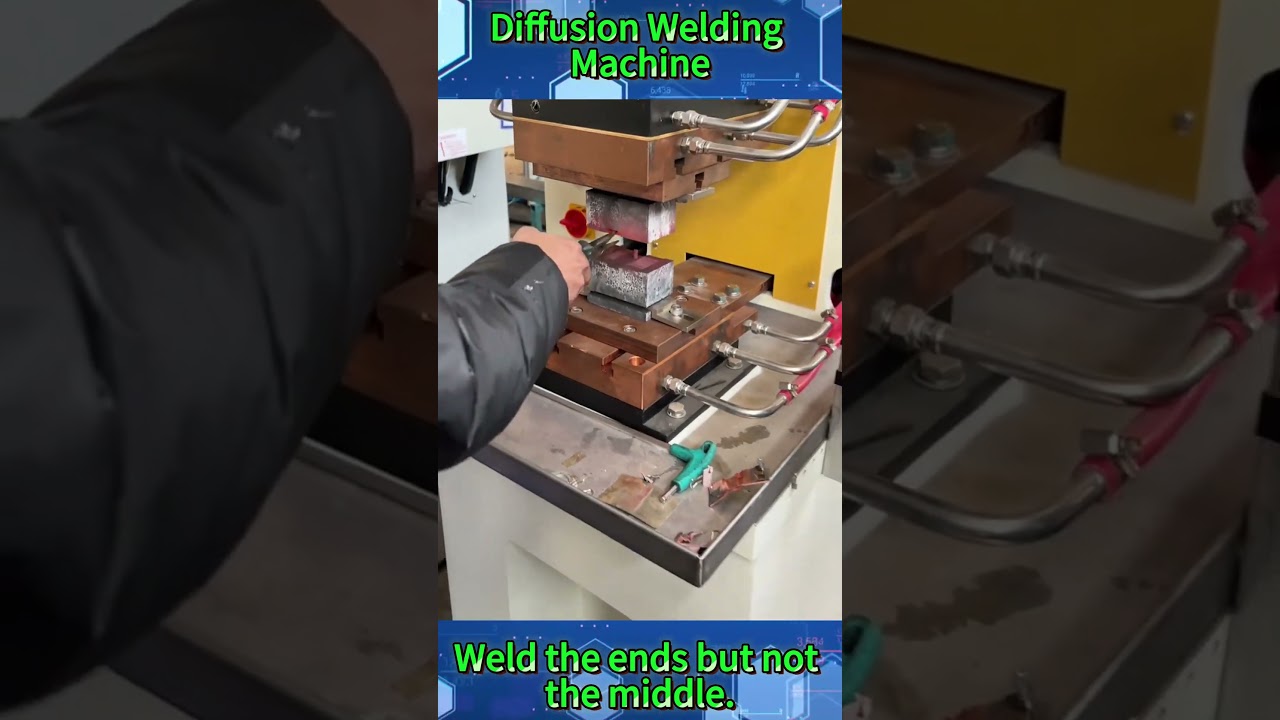 The Secret to PRECISION Diffusion Welding on Busbars (Ends Only, Not Middle #diffusionweldingmachine