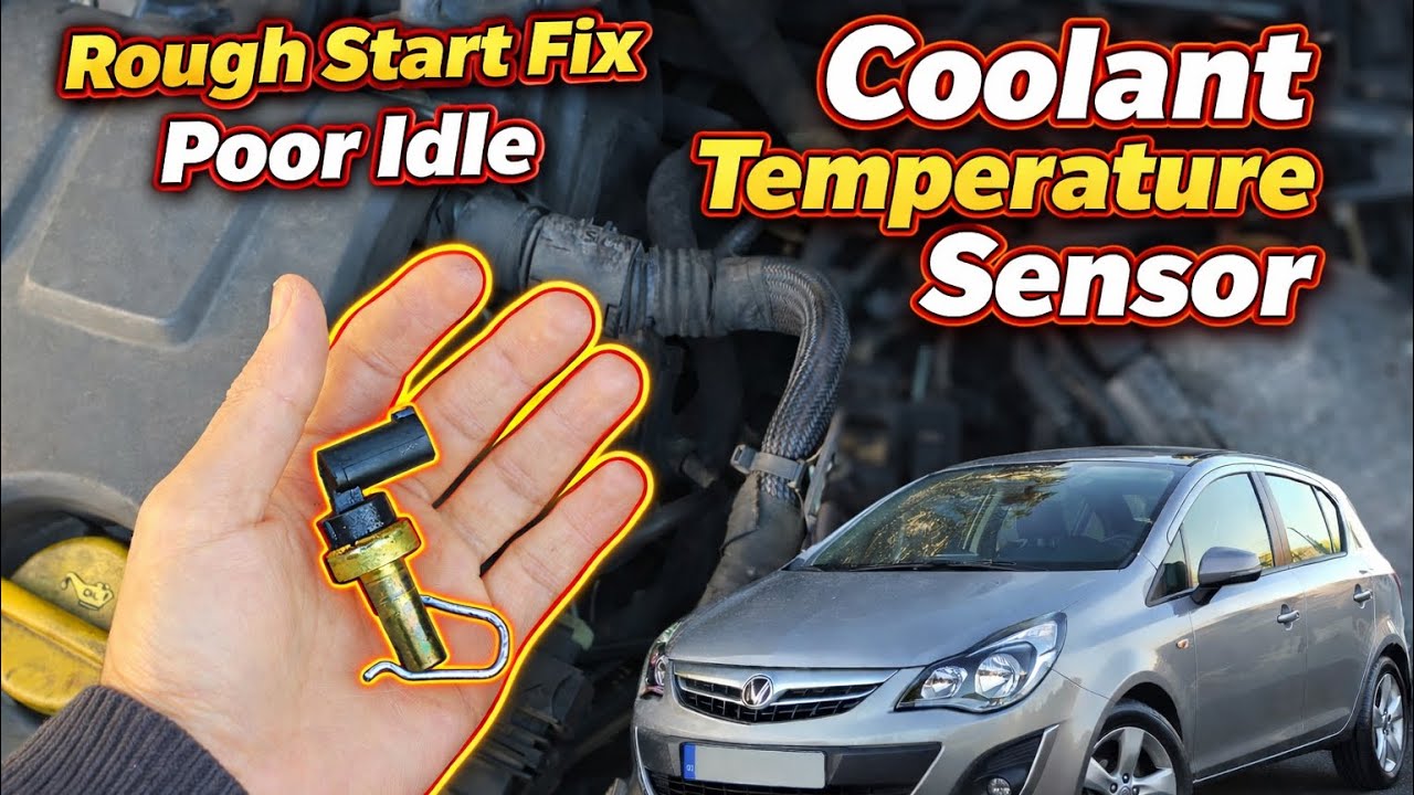 Vauxhall Corsa 2012 1.4 Rough Start, Instant dying Fix - Coolant Temp Sensor
