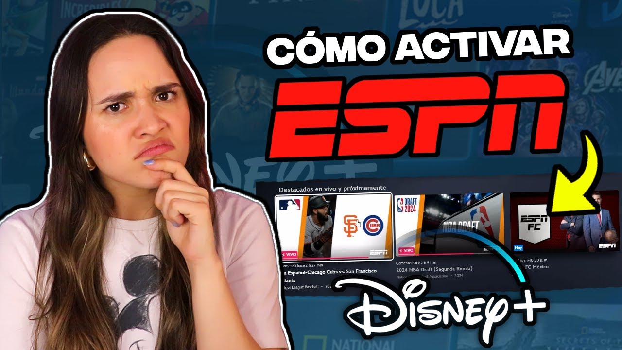 Cómo activar ESPN y el contenido EN VIVO en Disney+ 🚨 Solución Error, Plan estándar CON ANUNCIOS
