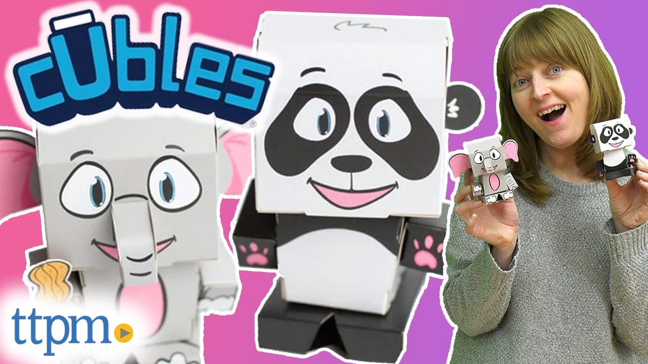 Cubles 3D Paperboard Figures Review! | Elephant, Tiger, Panda, Statue of Liberty, and G.I. JOE