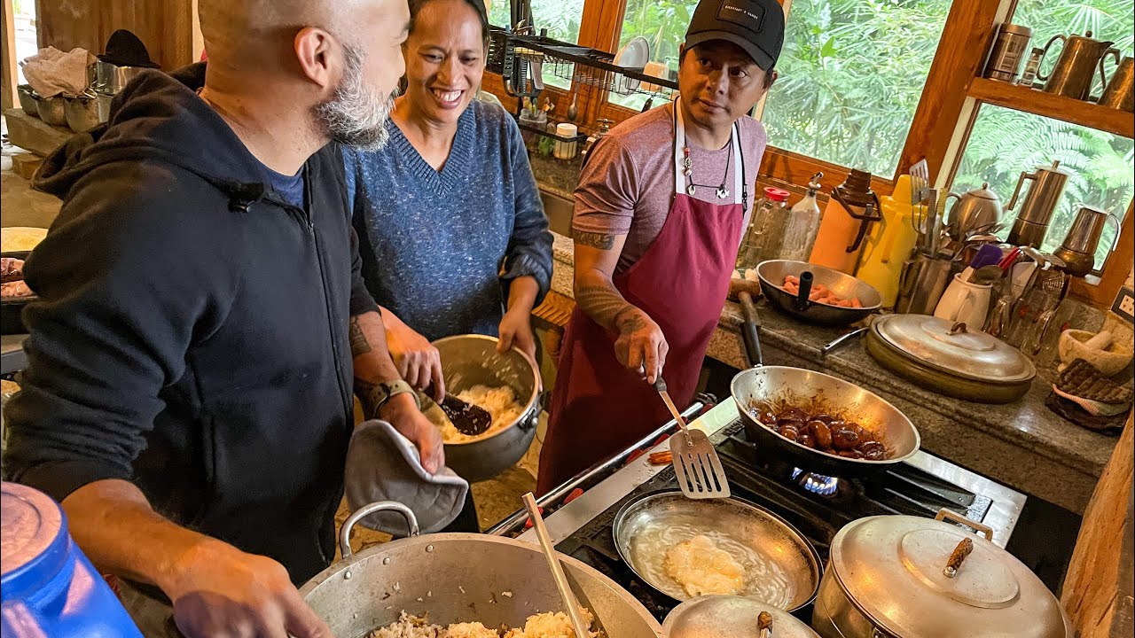 Garlic rice cooked In chorizo oil sa bundok.