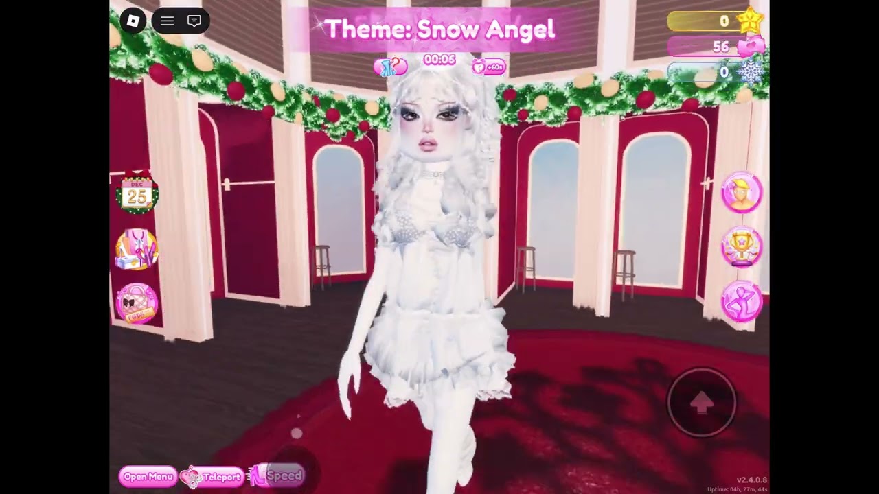 play a round with me on my alt! theme: snow angels