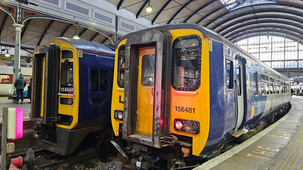 Trains at Newcastle | January 2025! | 156478 + 800111! | 66151 and 60056! | + Tones!