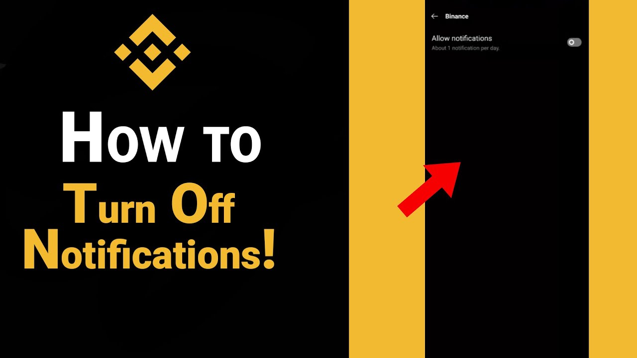 How to Turn Off Notifications on Binance [NEW]