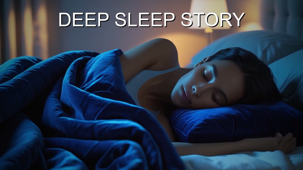 Deep Sleep Story | Blue Calm Bedroom Ambience | Deep Sleep Music | 3 Hours | No Talking