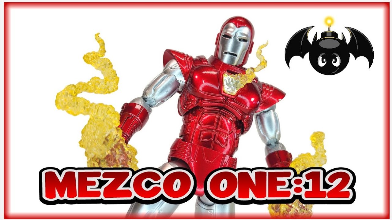 Mezco Toyz One:12 Collective Silver Centurion Iron Man Action Figure Review.