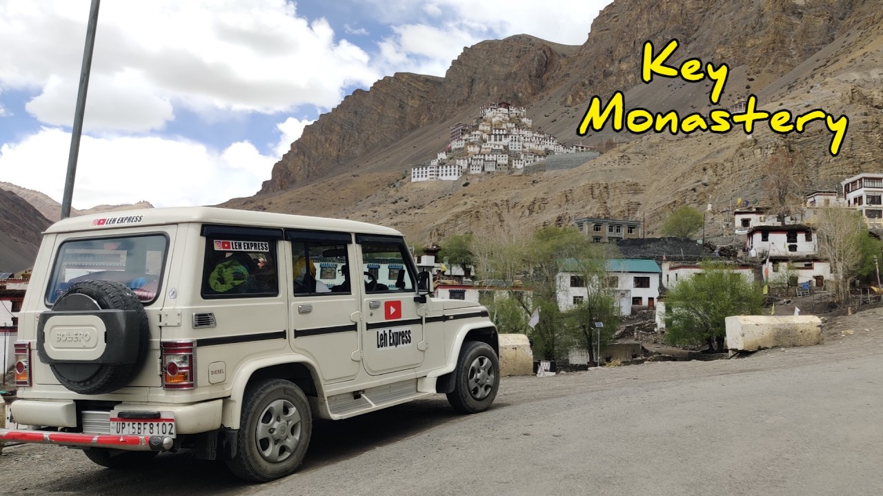 way back to Tabo village from world's Highest chicham bridge by road Mahindra bolero