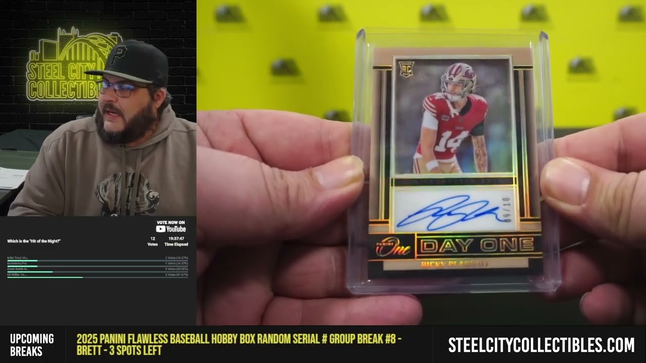 2025 Panini Immaculate Football Hobby Box Random Card Group Break #2 - Brett