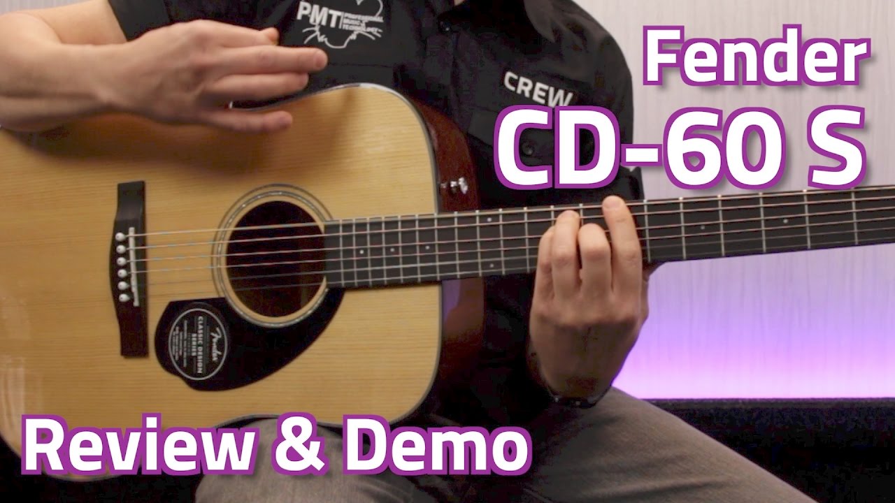 Fender CD-60S Dreadnought Acoustic - Review & Demo