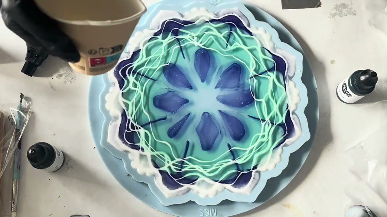 #617 DE: Super niedliche Nebeneffekte meines Webeffekts 🥰 | #resinarttutorial
