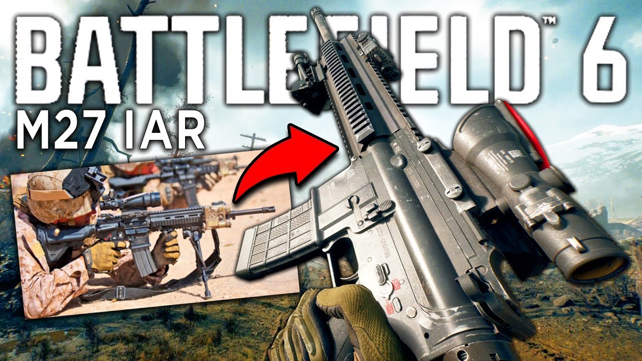 The HK416 LMG - U.S. Marines M27 IAR Loadout in Battlefield 6 Multiplayer Gameplay