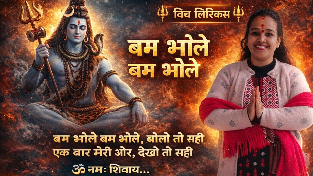बम भोले बम भोले | Bam Bhole Bam Bhole | Shiv Bhajan With Lyrics | Mahadev Bhajan 2026