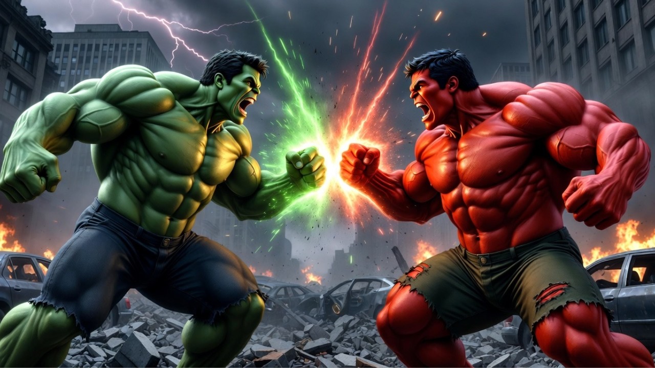 HULK vs RED HULK || Full Action Movie (4K)