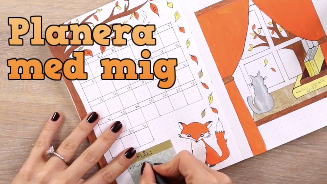 BULLET JOURNAL 🍁 Oktober (i samarbete med Pilot Nordic & Panduro)