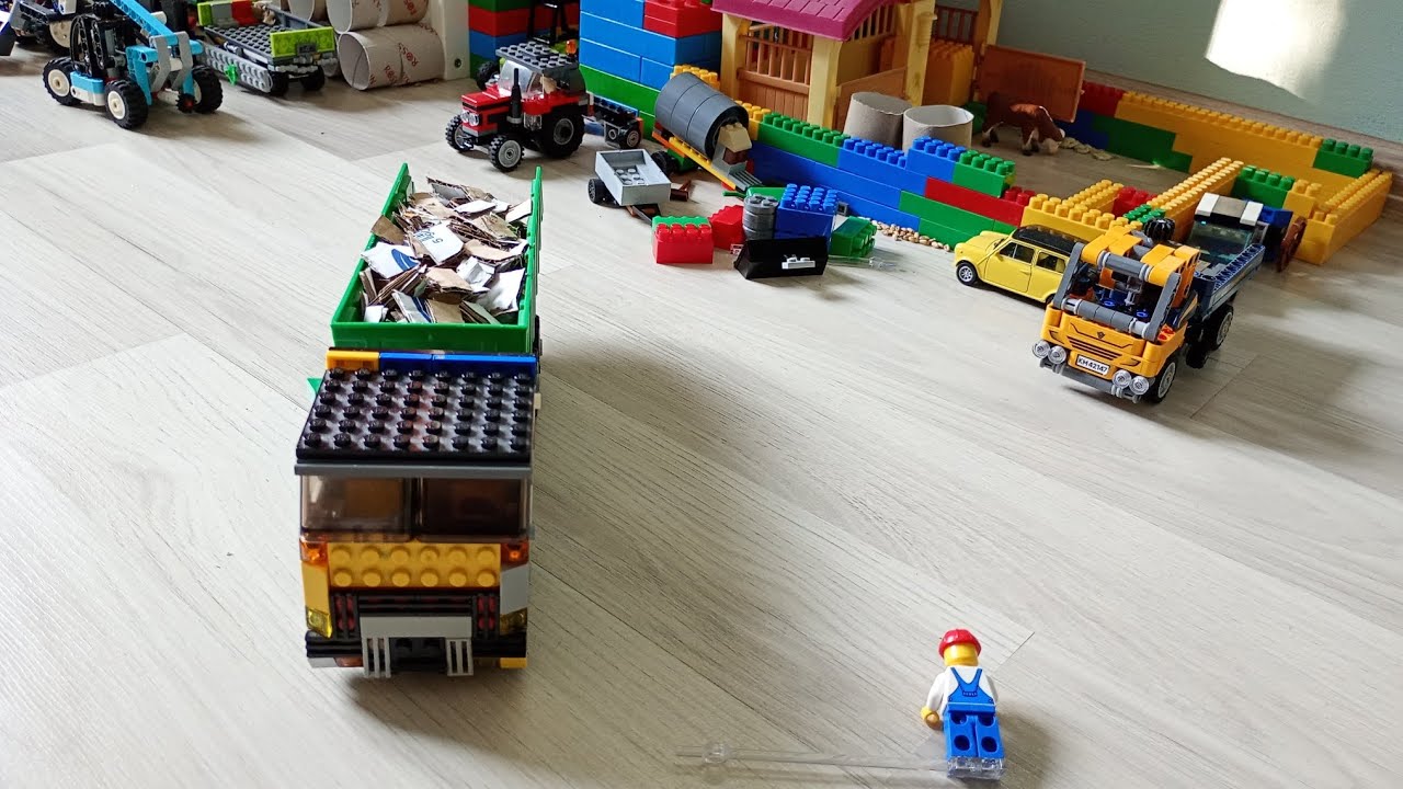 Lego farma LEGO polska wieś 5 zemsta na policji i wywóz gnojowicy 