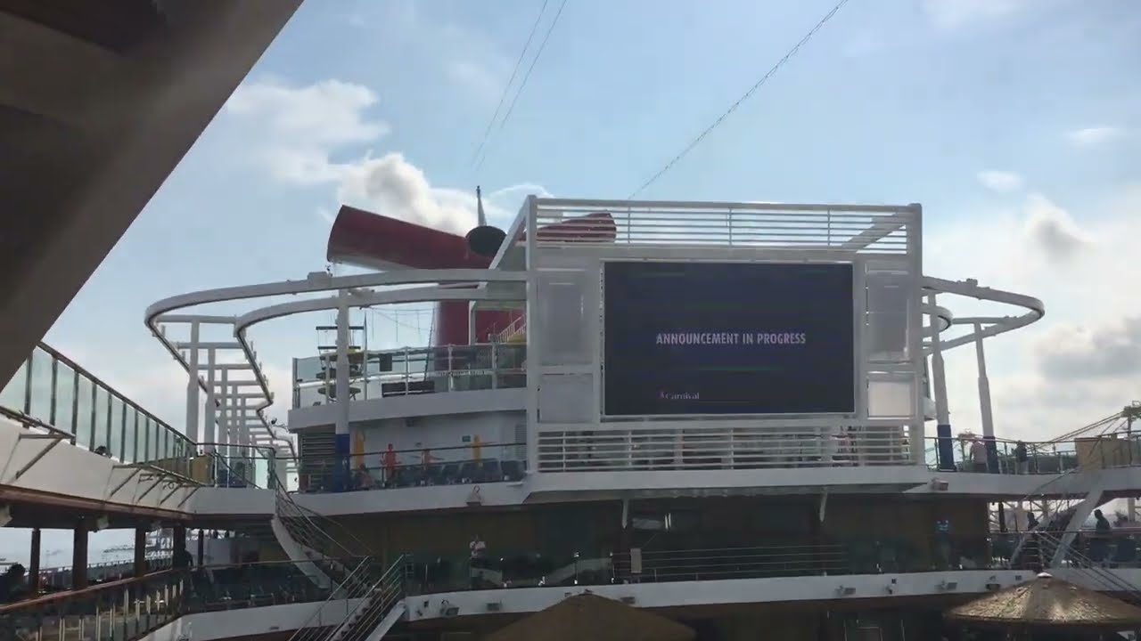 Carnival Vista emergency signal
