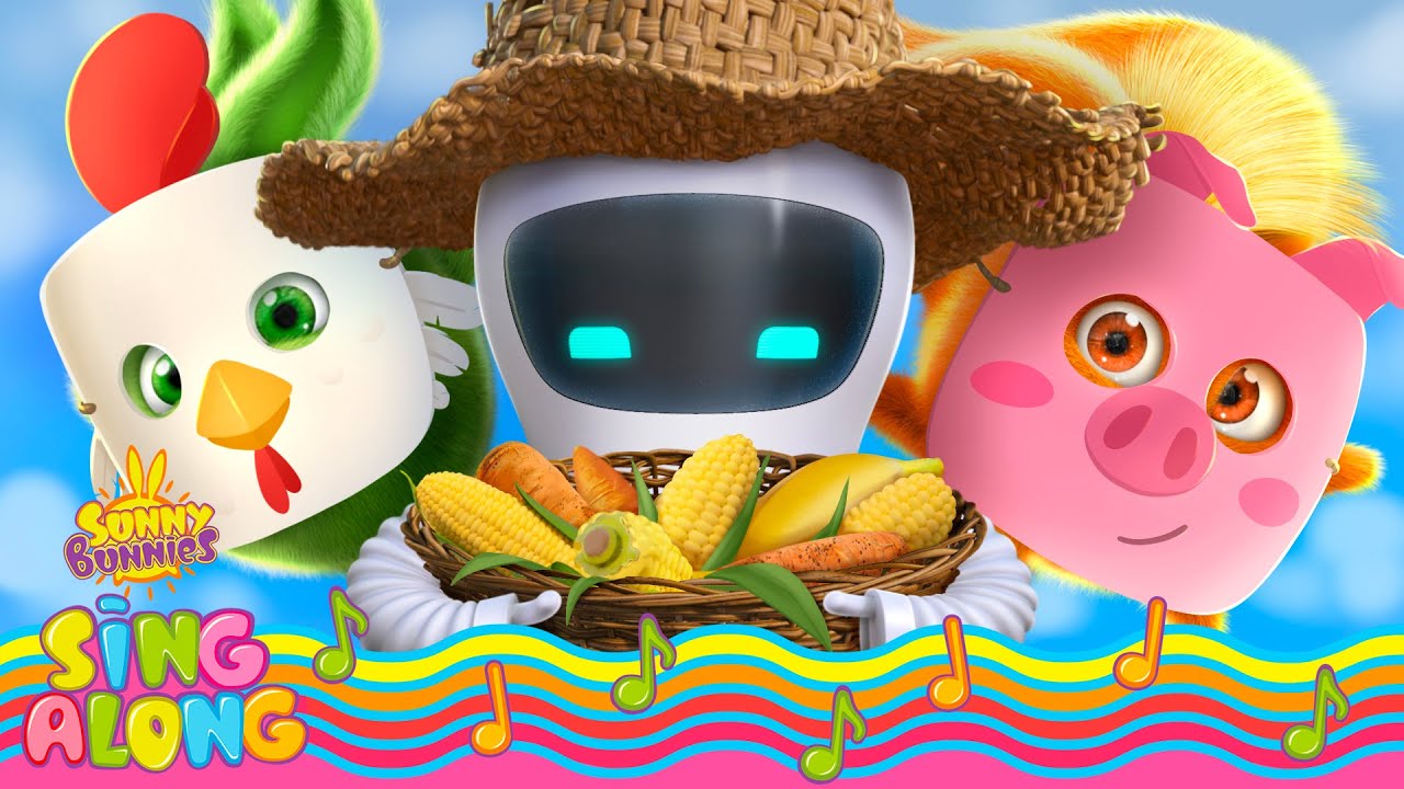 🐔 Old MacSmarty Had a Farm E-I-E-I-O 🐷 | Songs for Kids | Sunny Bunnies Sing Along