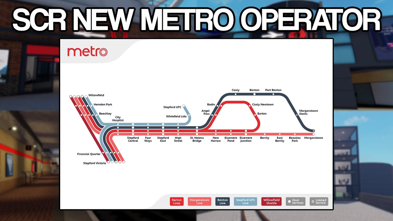 Brand New METRO OPERATOR in SCR + New Stations, Trains, and Routes