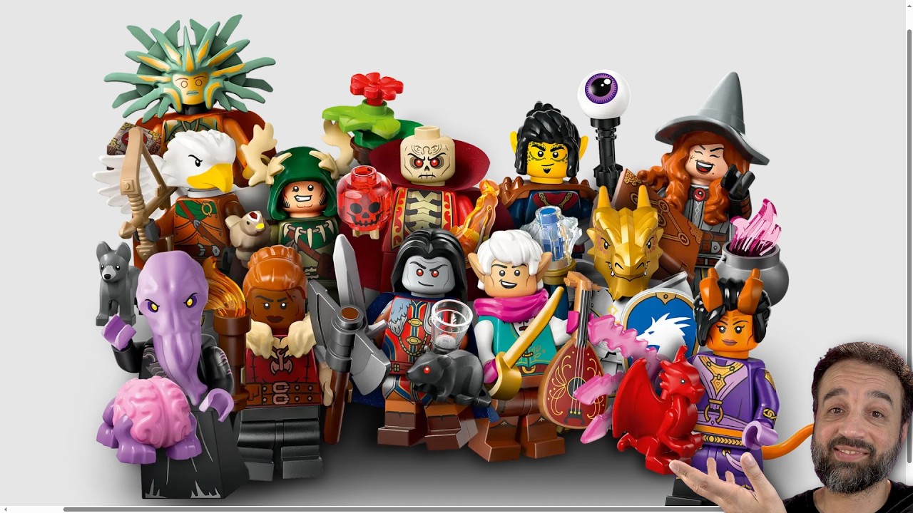 Полная официальная презентация серии коллекционных минифигурок LEGO Dungeons & Dragons!