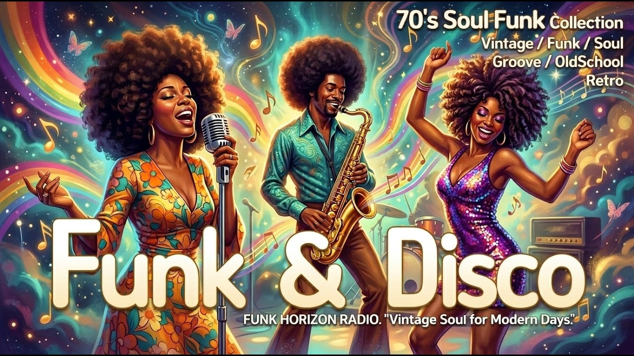 70's Funk & Disco Soul Rhythms ✨ VIP Access to the 70's 🎟️ Mix Soul Funk, Jazz Funk 💃