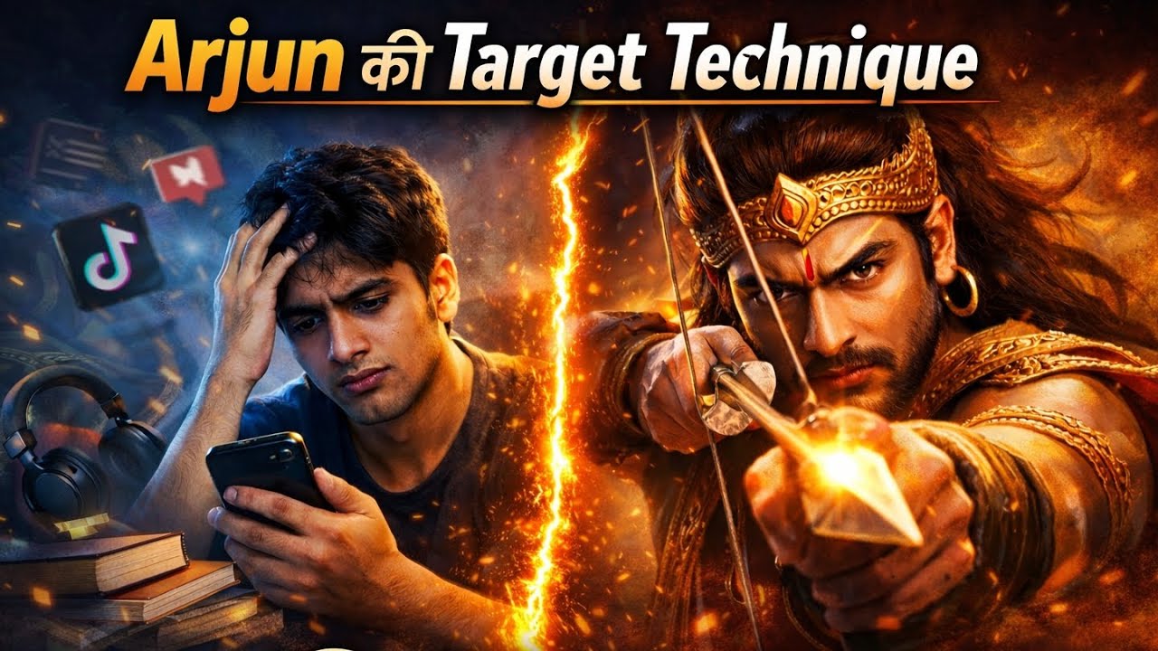 Arjuna's Focus: 99% छात्र क्यों फोकस नहीं कर पाते ? #mindset  #studymotivation  