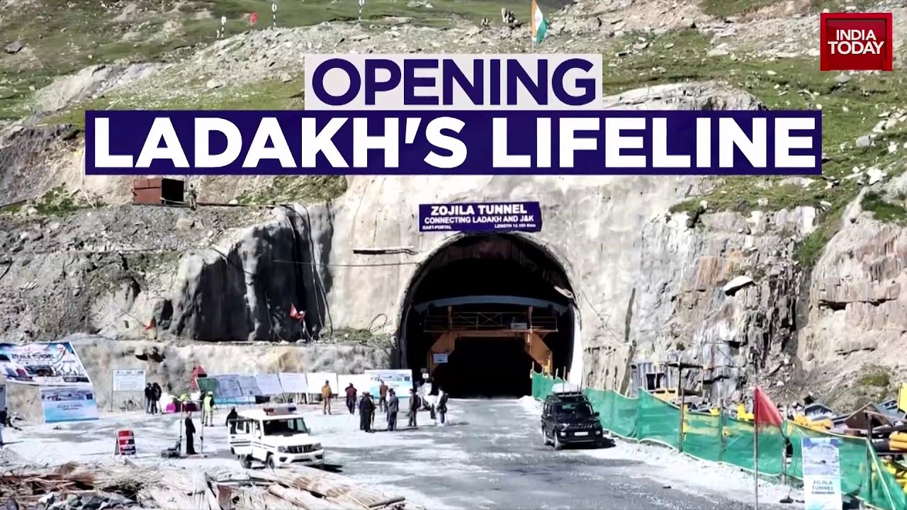 How Zojila Tunnel Breakthrough Will Ensure Year-Round Access Between Kashmir & Ladakh | India Today