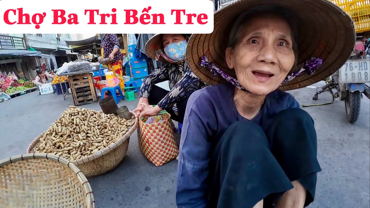 Chợ Ba Tri Bến Tre Người Lớn Tuổi Khó Khăn Nhận Quà Nhà Hảo Tâm Mỹ Xa Quê Hương | Khương Nhựt Minh
