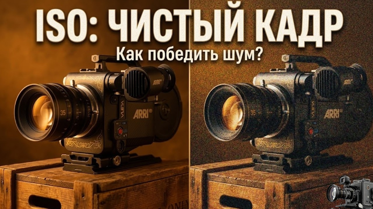 ISO: Как снимать БЕЗ ШУМА? Двойное нативное ISO объясняю на пальцах.
