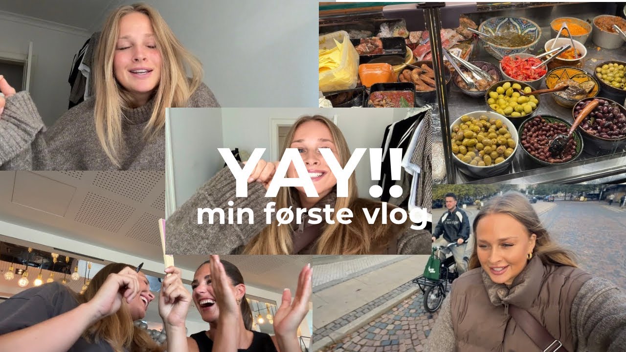 Min f&oslash;rste vlog! En dag i mit liv | venner, matcha og torsdagsbar