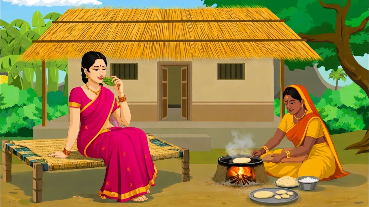 काली और गोरी बहू | Moral Story in Hindi | Hindi Kahani I moral Stories | Hindi Cartoon Stories |