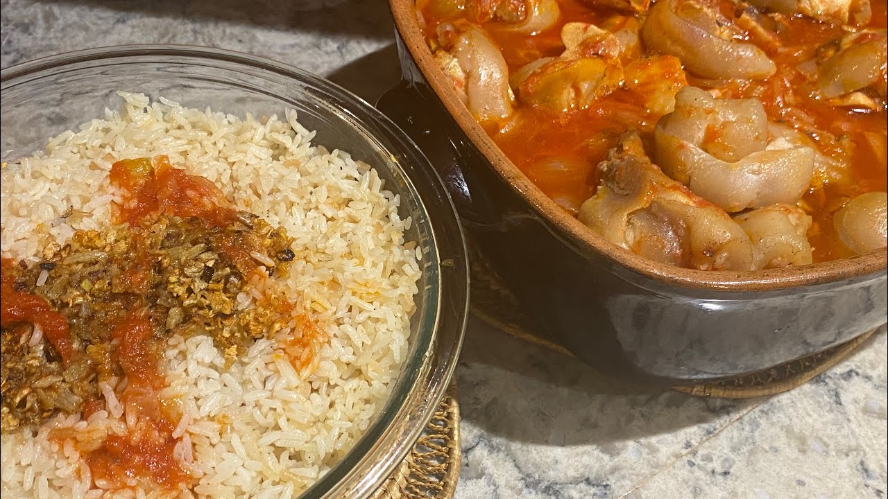 How to make Egyptian trotters fatteh ( طريقة عمل فتة الكوارع)
