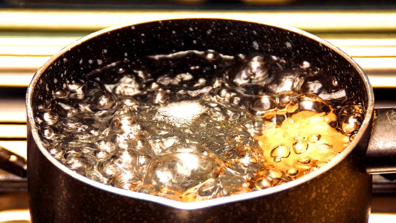 Boiling Water Bubbles Sound | Relaxing and Soothing | 7 hours | Black Screen