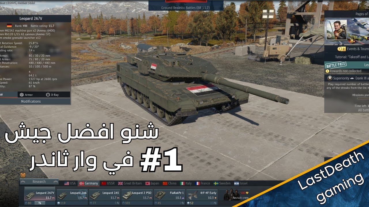 تقييم الجيوش في وار ثاندر الجزء الأول